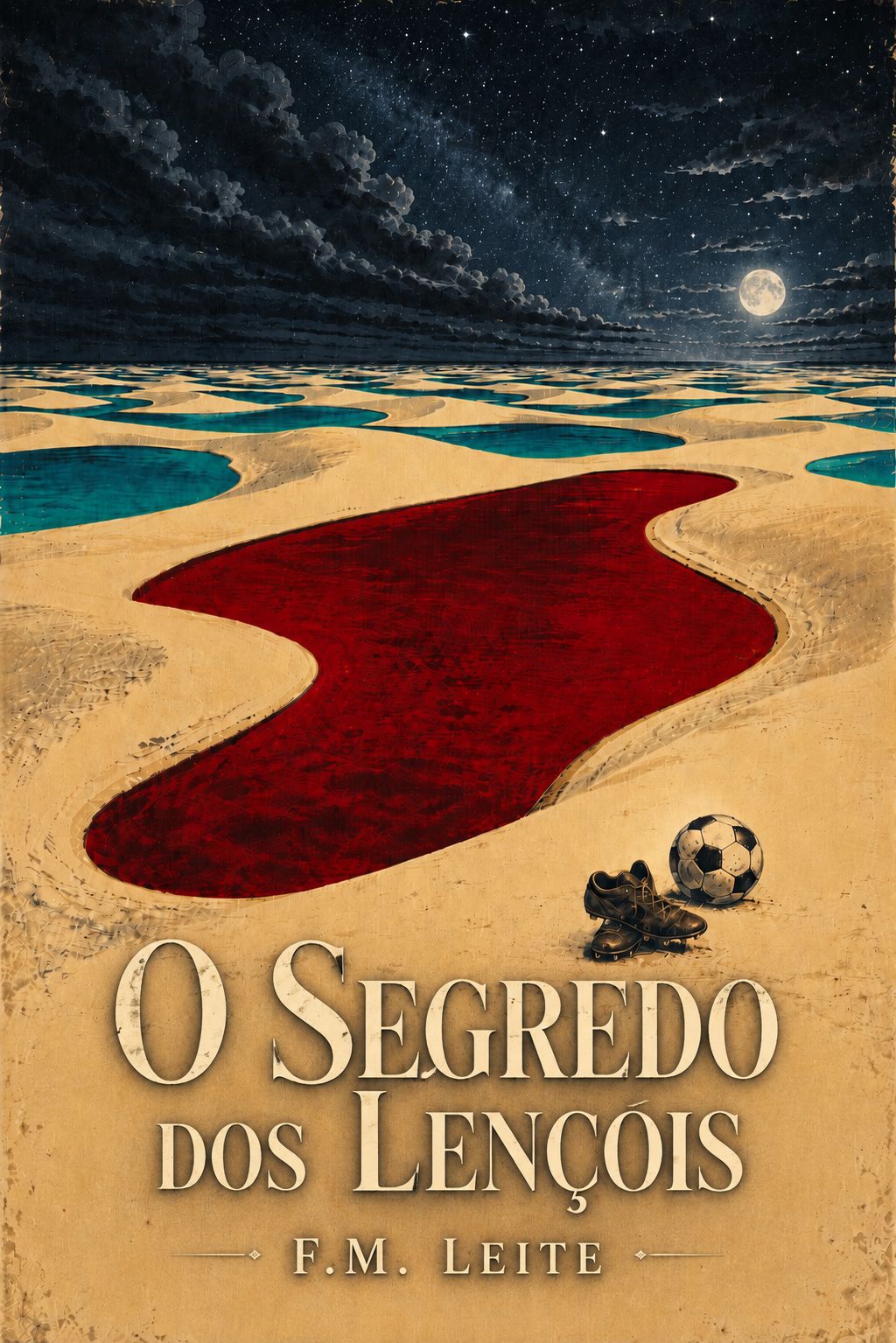 Capa do livro O Segredo dos Lençóis, de F. M. Leite